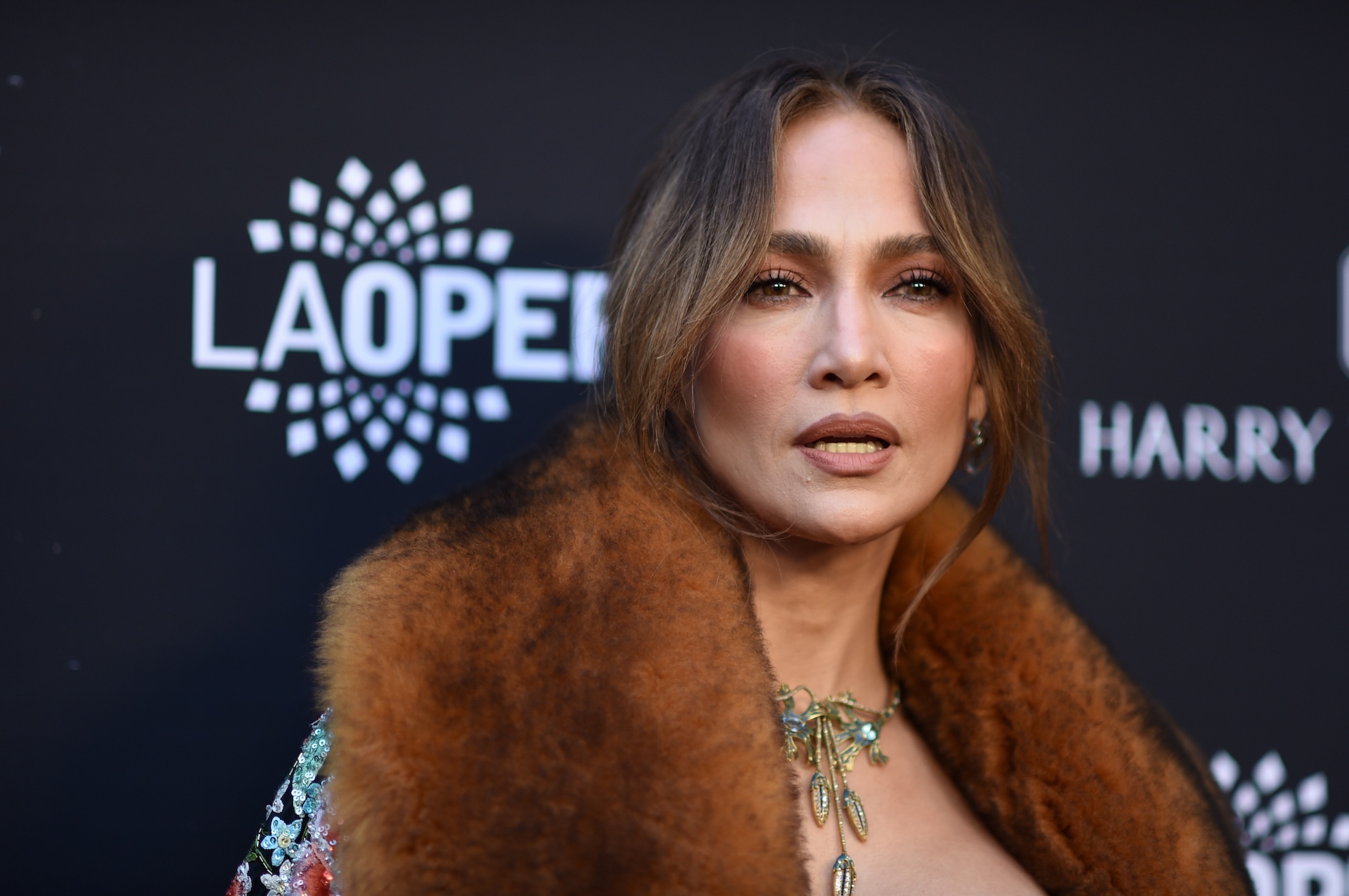 Jennifer Lopez arrives at the LA Opera's opening night gala LAPRESSE