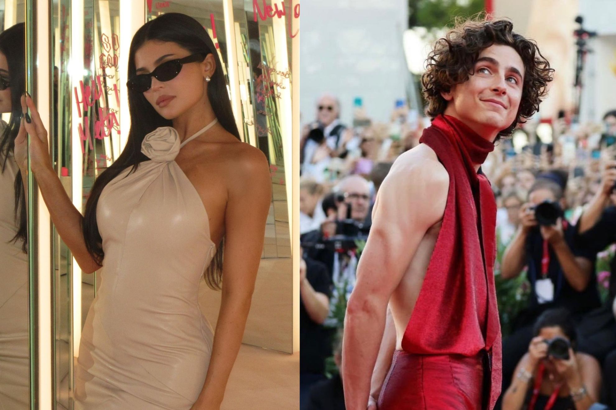 Kylie Jenner and Timothée Chalamet