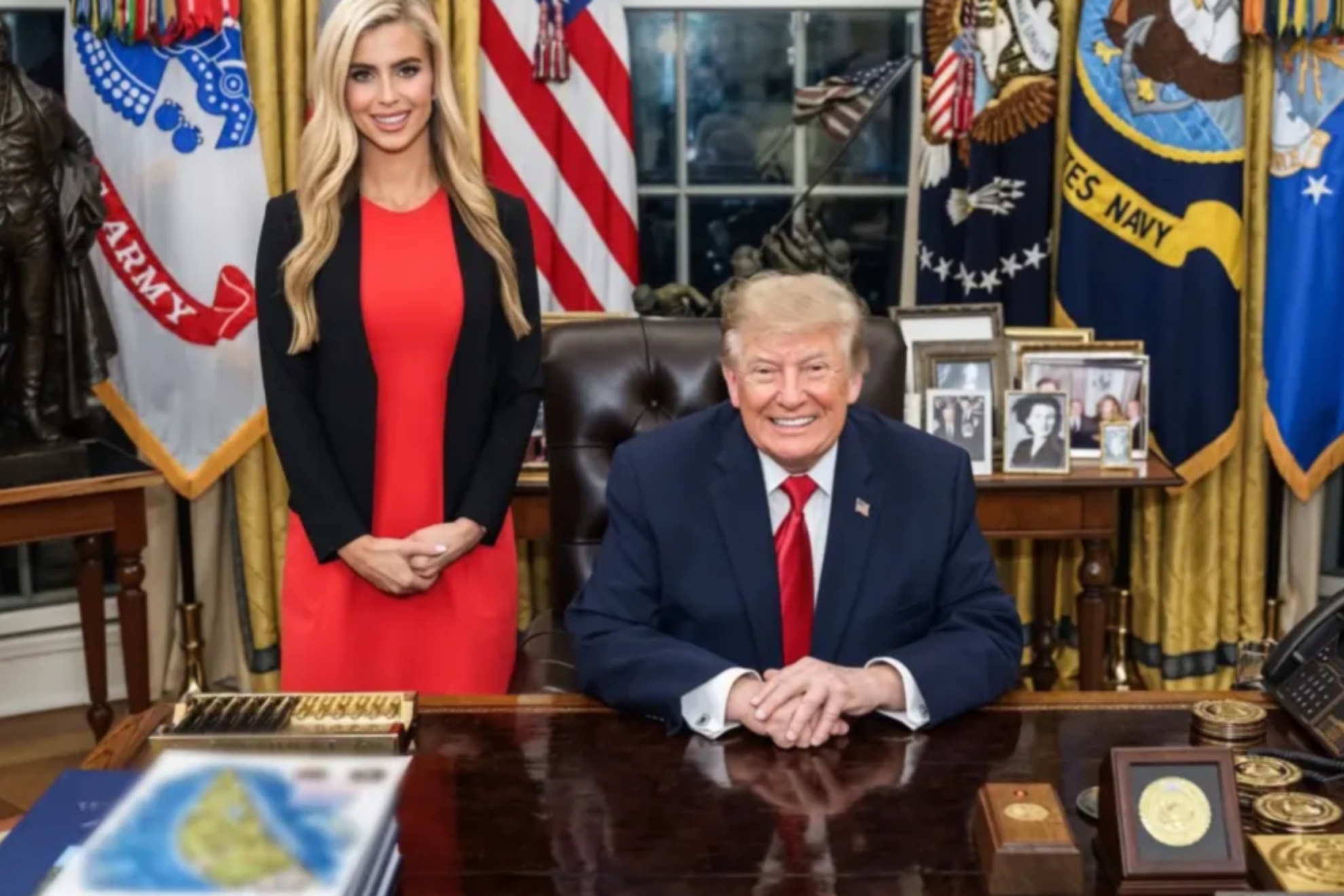 Donald Trump and Katie Zacharia Instagram