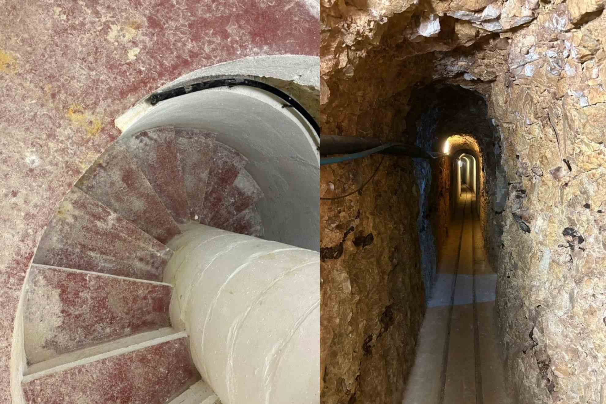 50 feet underground: The incredible tunnel network hidden beneath an English home BTG Eddisons Property Auctions / SWNS