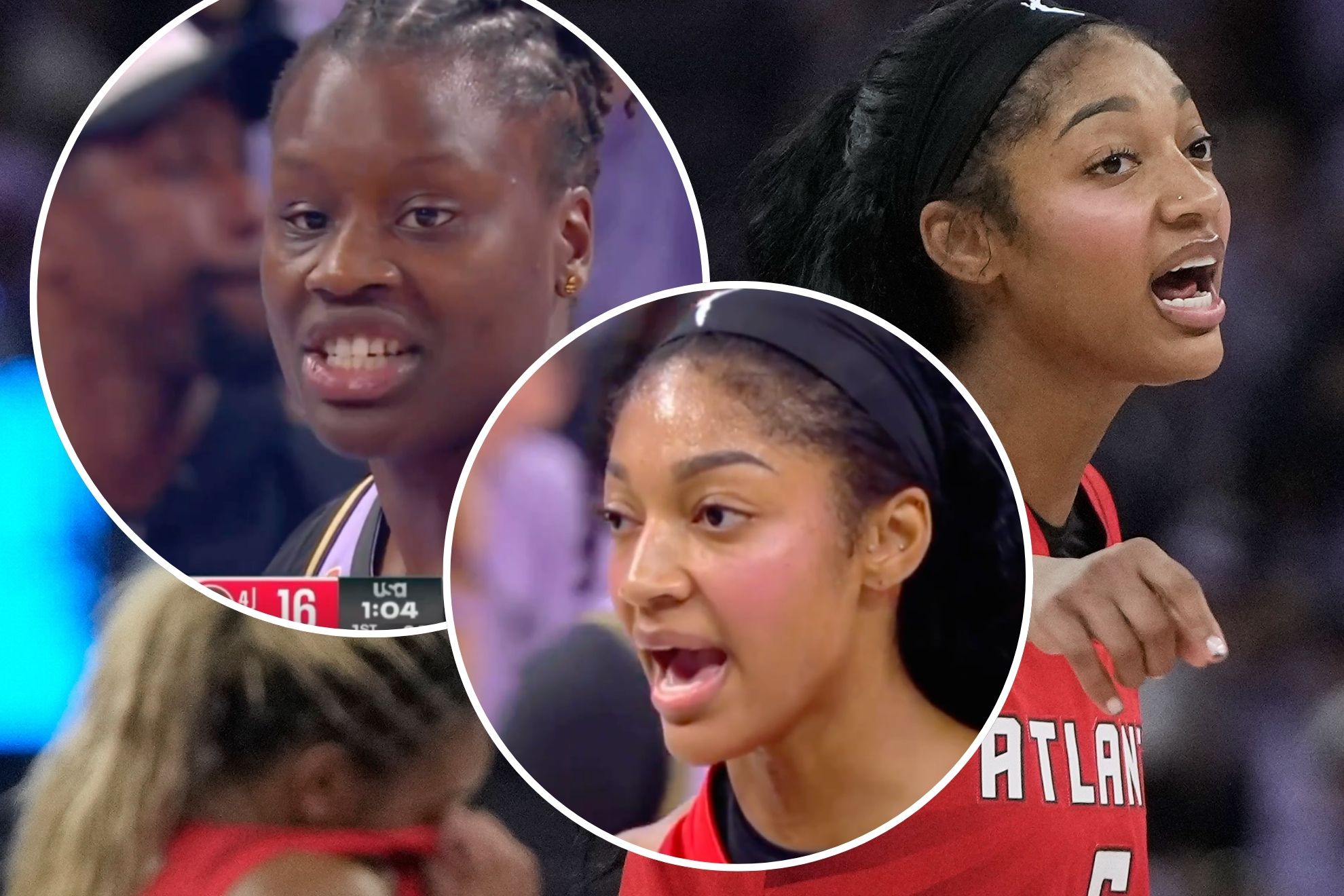 Angel Reese during WNBA Finals