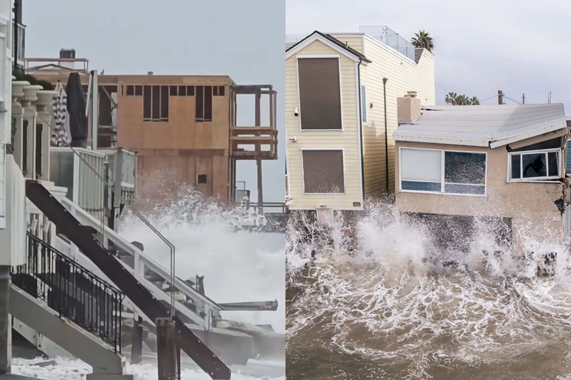 Malibu’s Hollywood dream is under water as powerful tides batter celebrity homes X