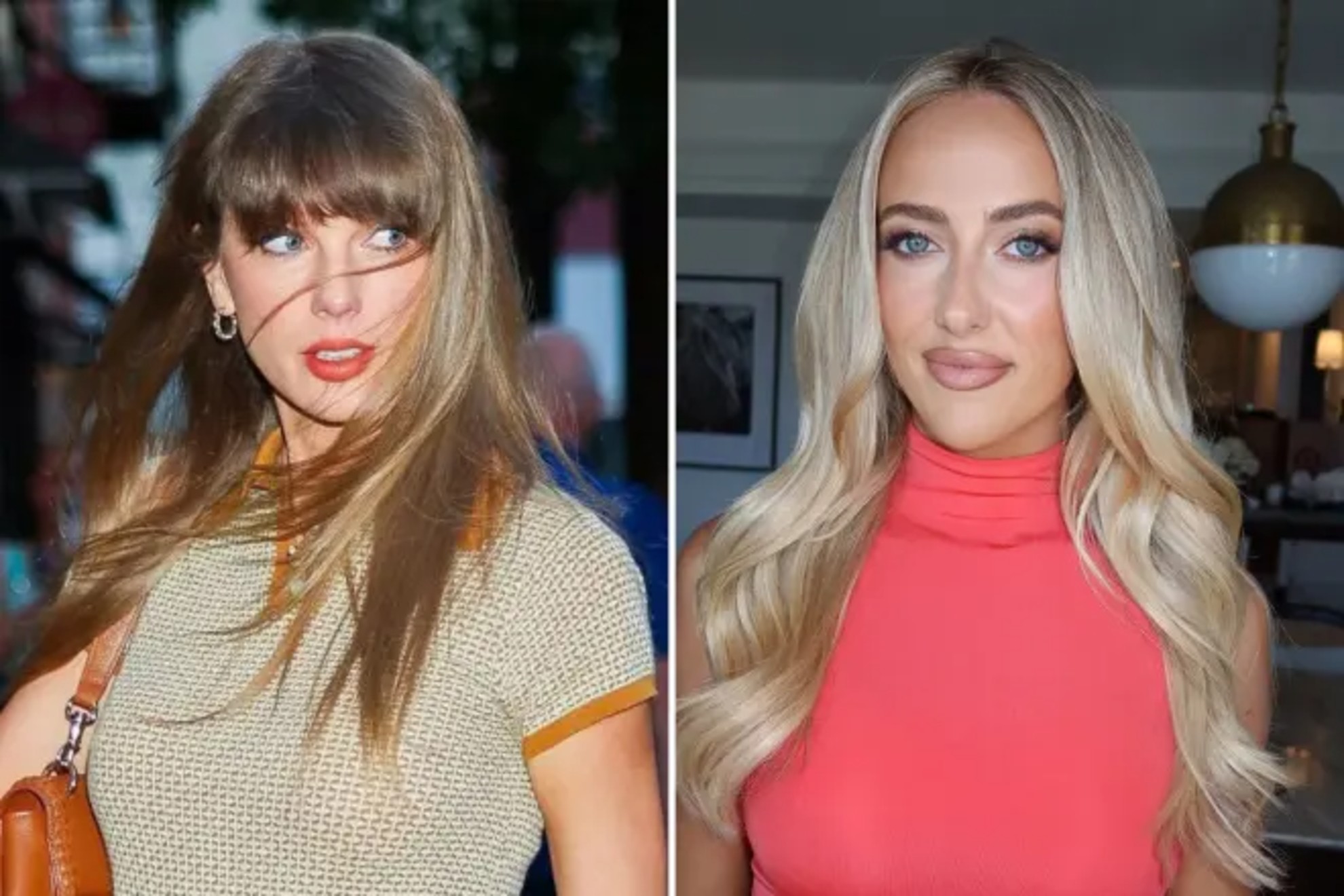 Taylor Swift and Brittany Mahomes.