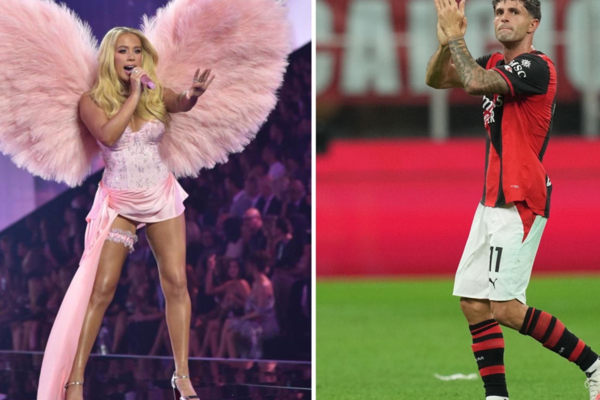 Megan Moroney and Christian Pulisic LAPRESSE
