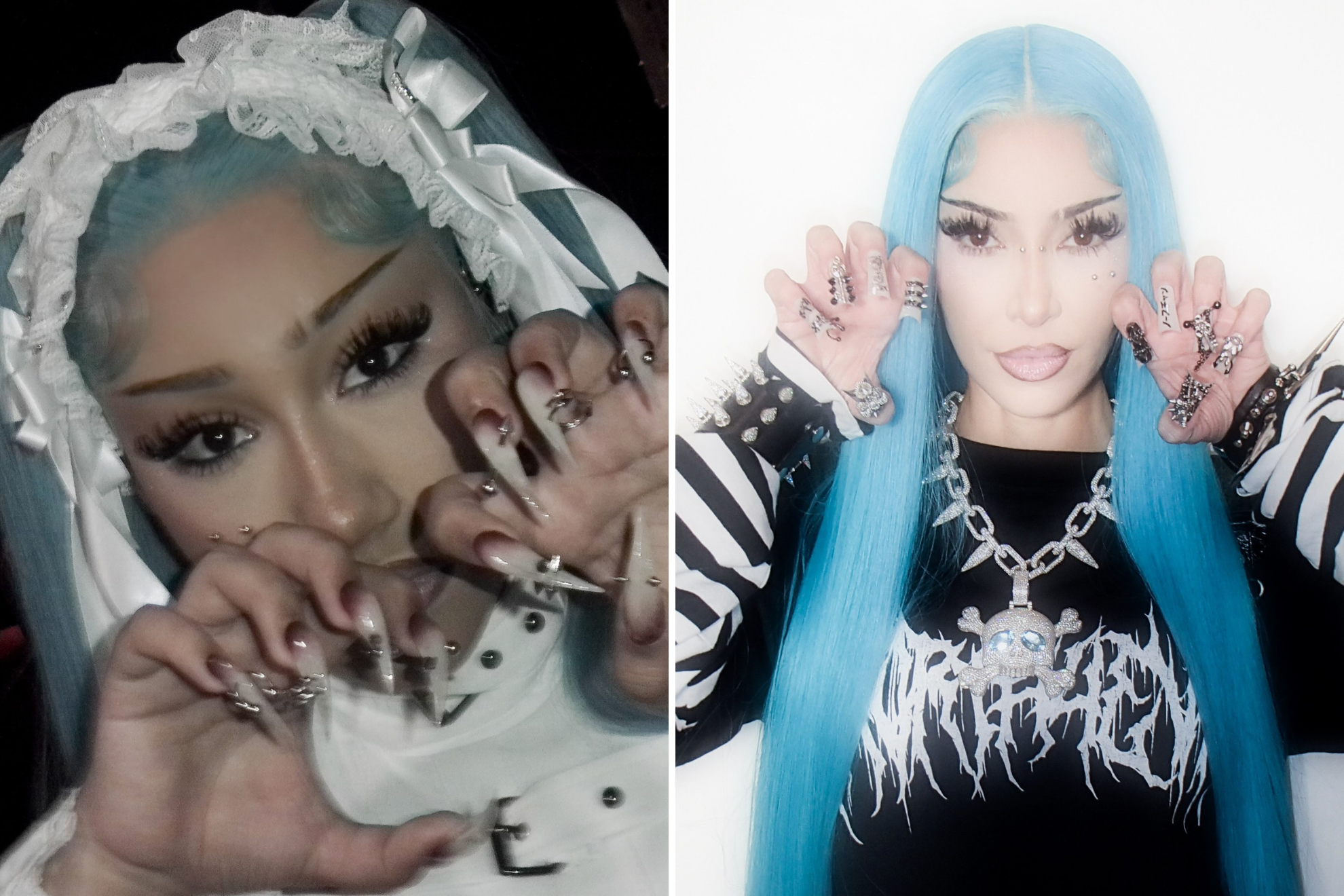 Kim appeared to show that she supports North’s creativity and sees her as a source of inspiration