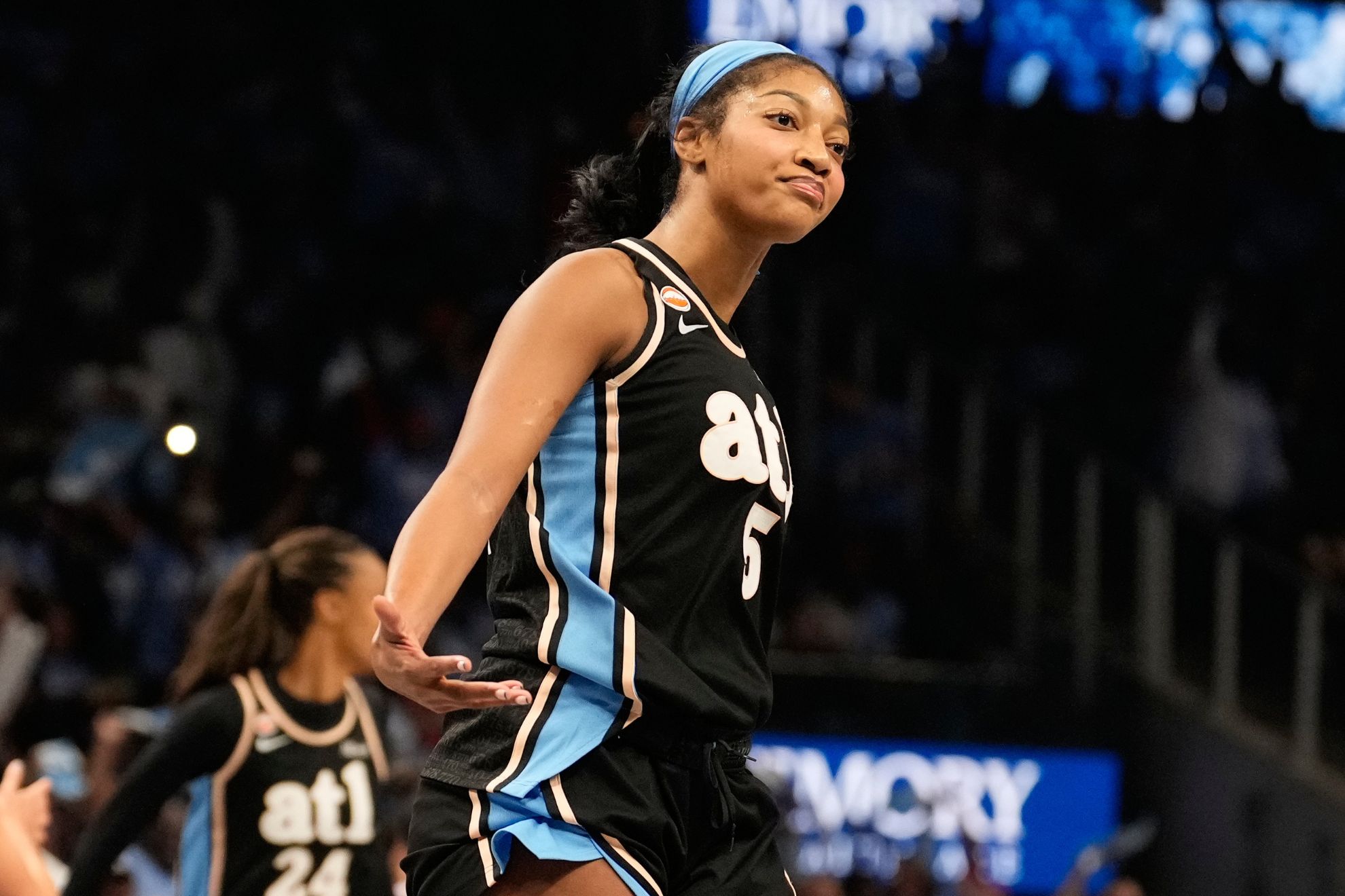 Atlanta Dream forward Angel Reese (5)