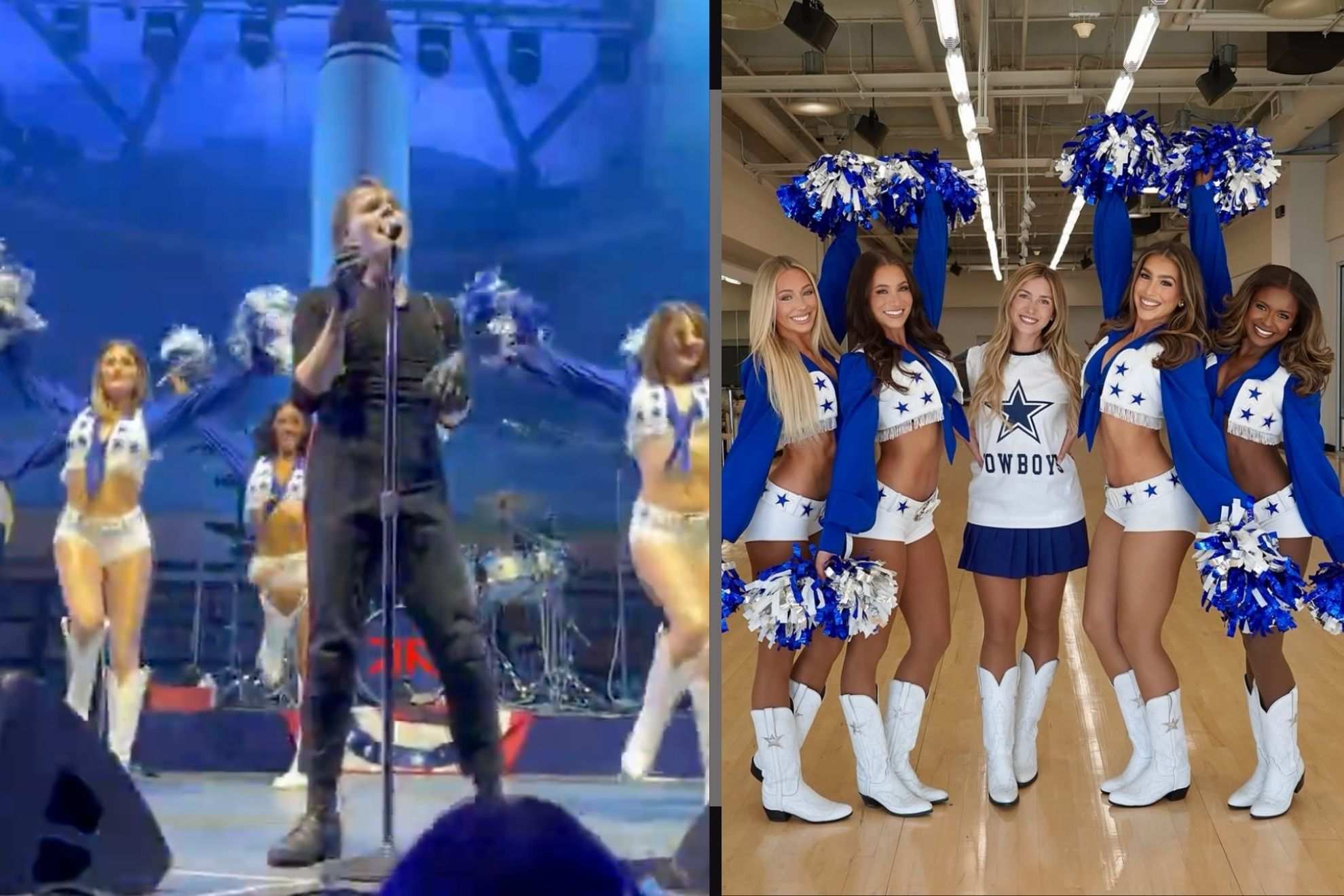 Dallas Cowboys cheerleaders want My Chemical Romance to change its controversial concert costumes X
