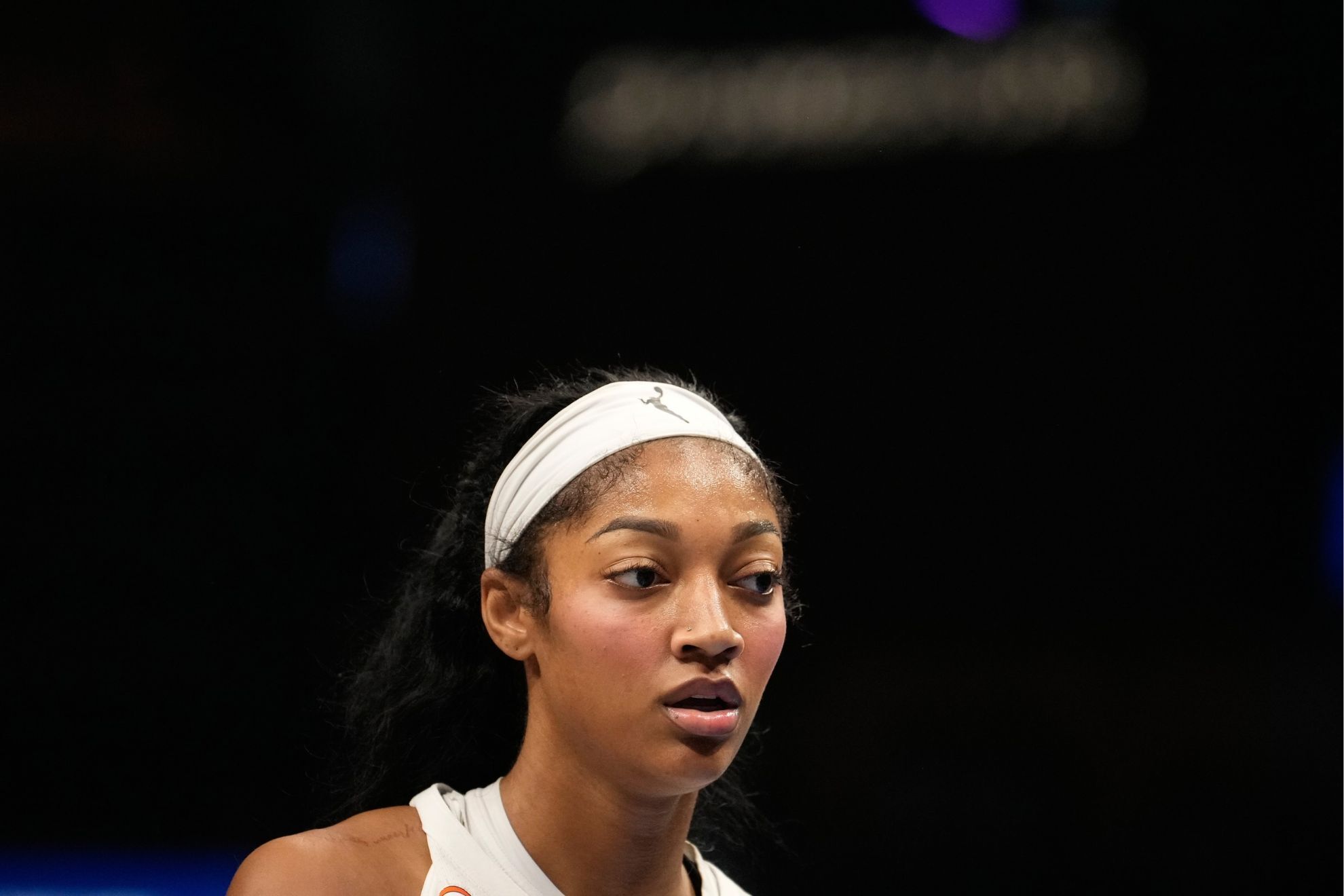 Atlanta Dream forward Angel Reese during Game 4 of the WNBA basketball finals on Saturday