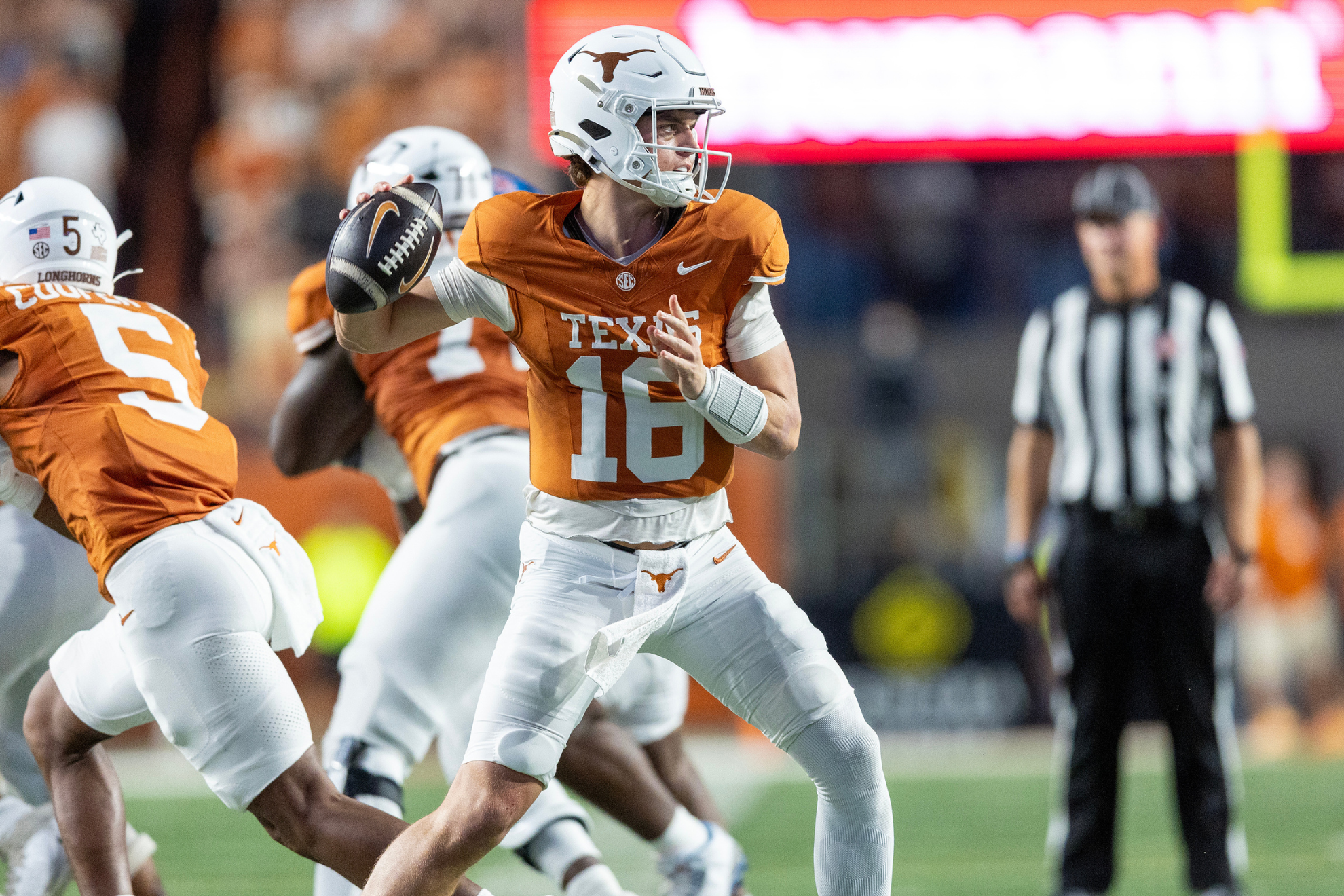 Arch Manning continues to turn the ball over carelessly, even though Texas defeated Ole Miss 34-27.