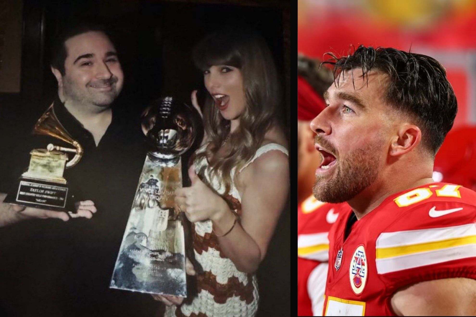 Taylor Swift's private trophy moment with the Chiefs' Lombardi hardware emerges online X
