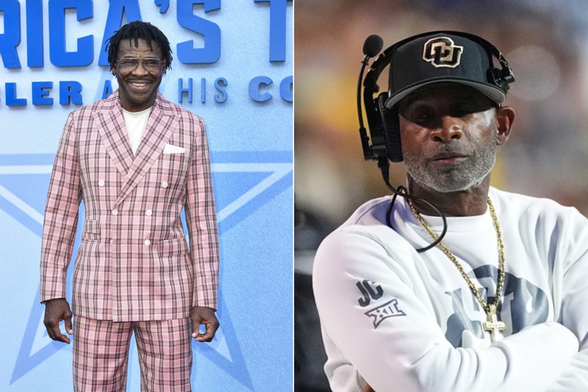 Michael Irvin and Deion Sanders LAPRESSE