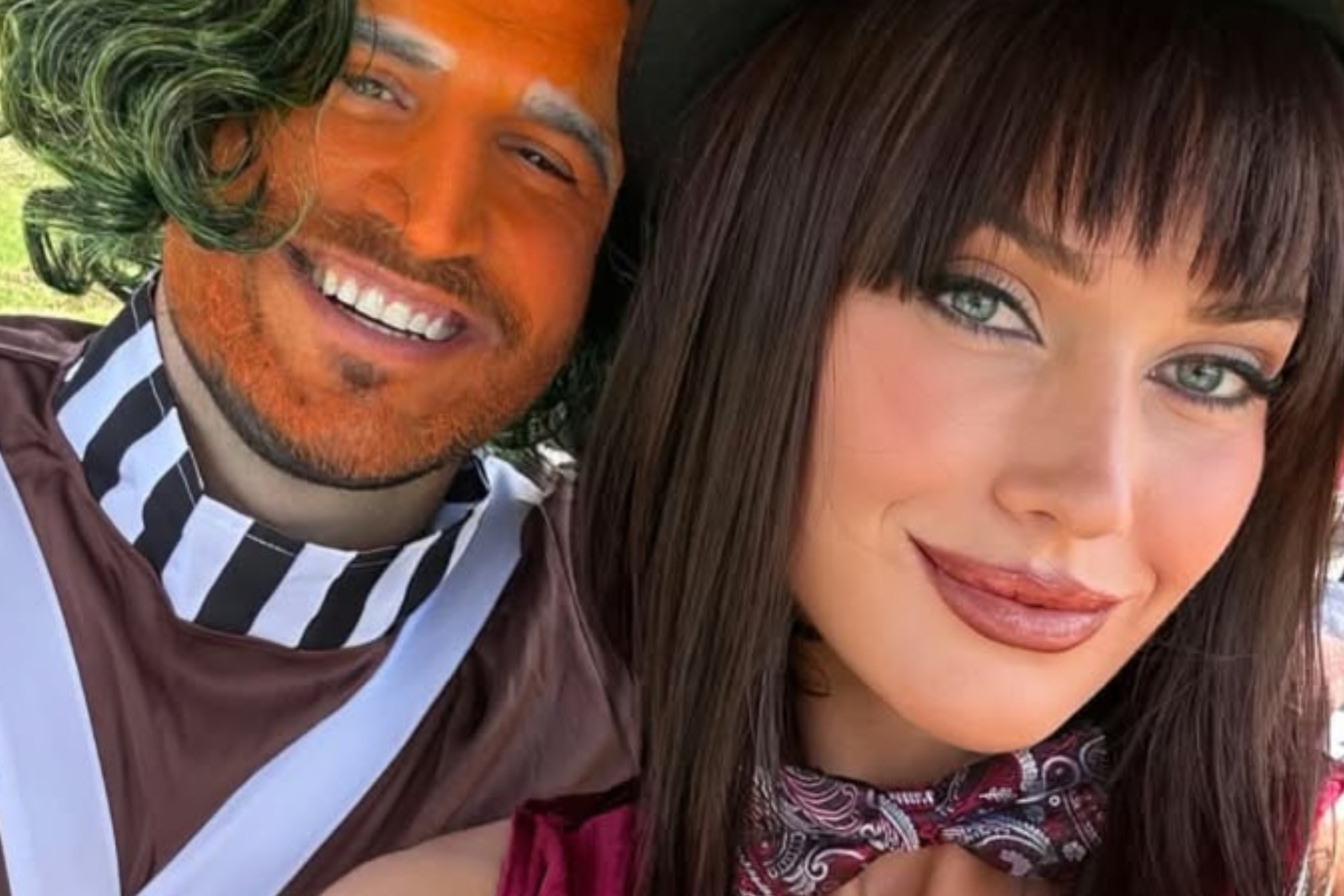 The influencer transformed into Willy Wonka to play nine holes alongside Bob Does Sports in a tequila challenge that ended up producing an unexpected scene. instagram@_paige.renee