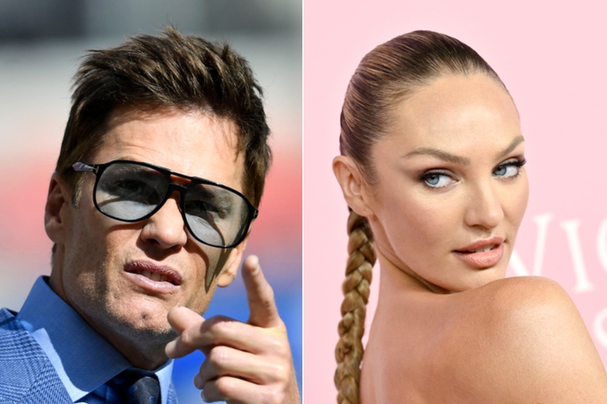 Tom Brady and Candice Swanepoel LAPRESSE