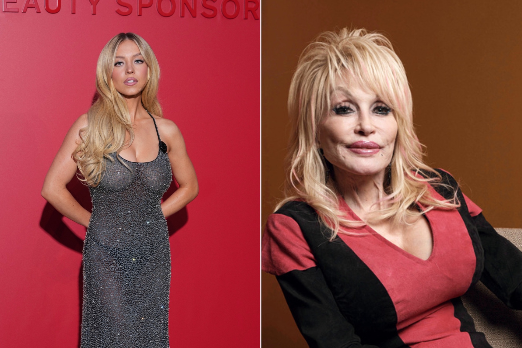 Sydney Sweeney and Dolly Parton LAPRESSE