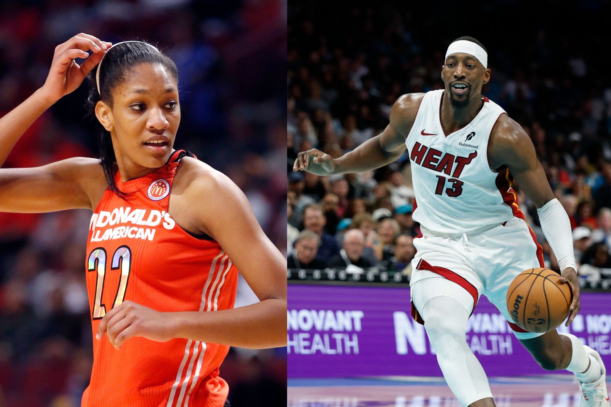 A’ja Wilson and Miami Heat AP
