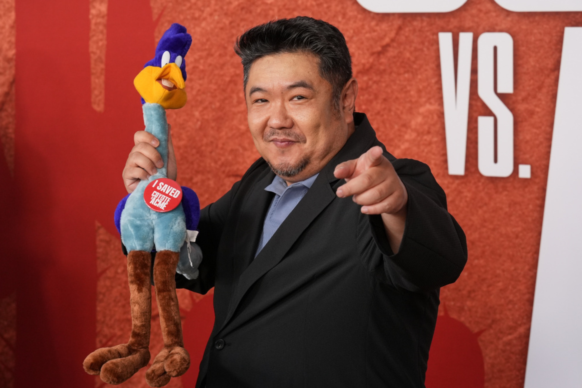 Voice actor Eric Bauza at the premiere of Coyote vs. Acme. LAPRESSE