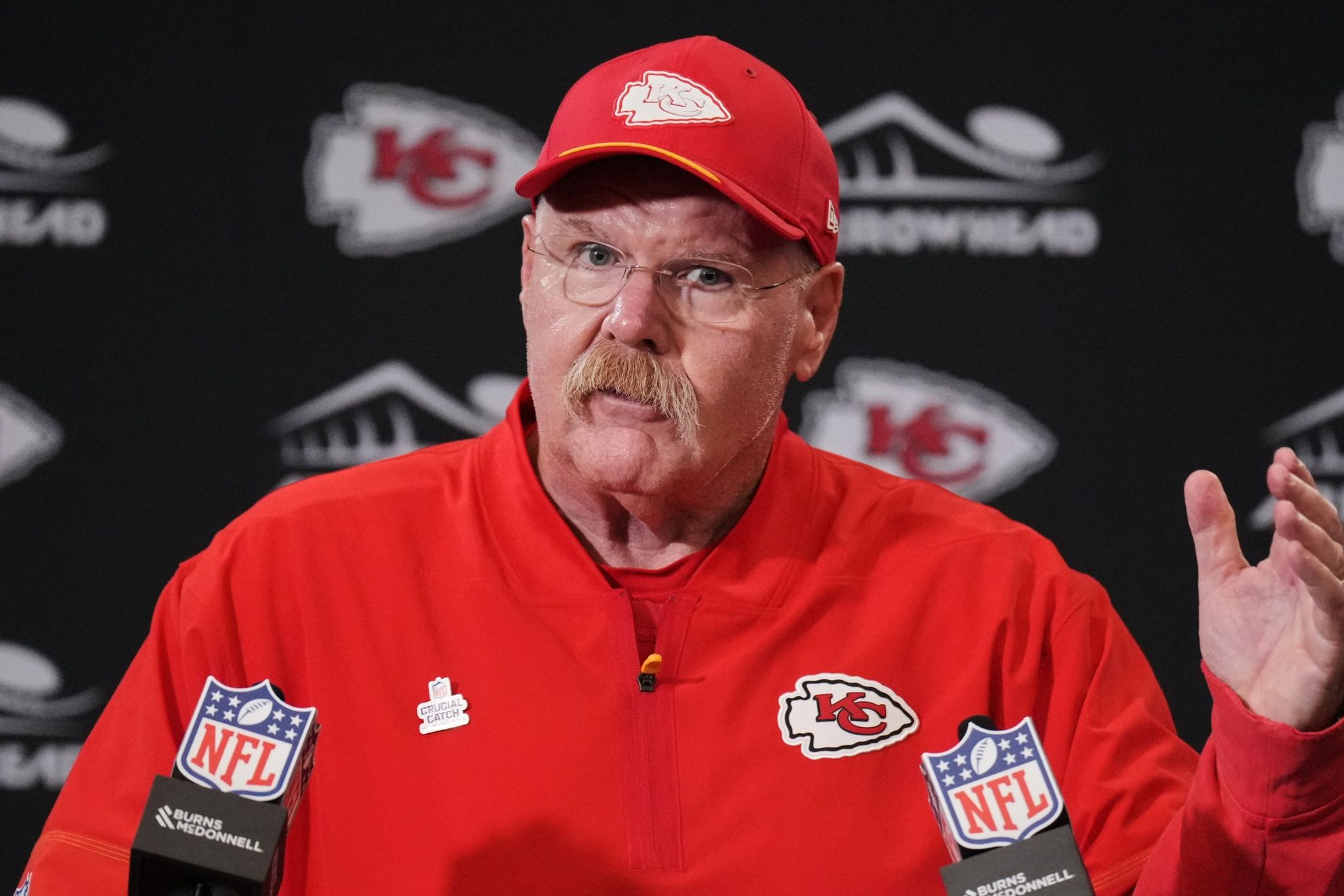Kansas City Chiefs head coach Andy Reid