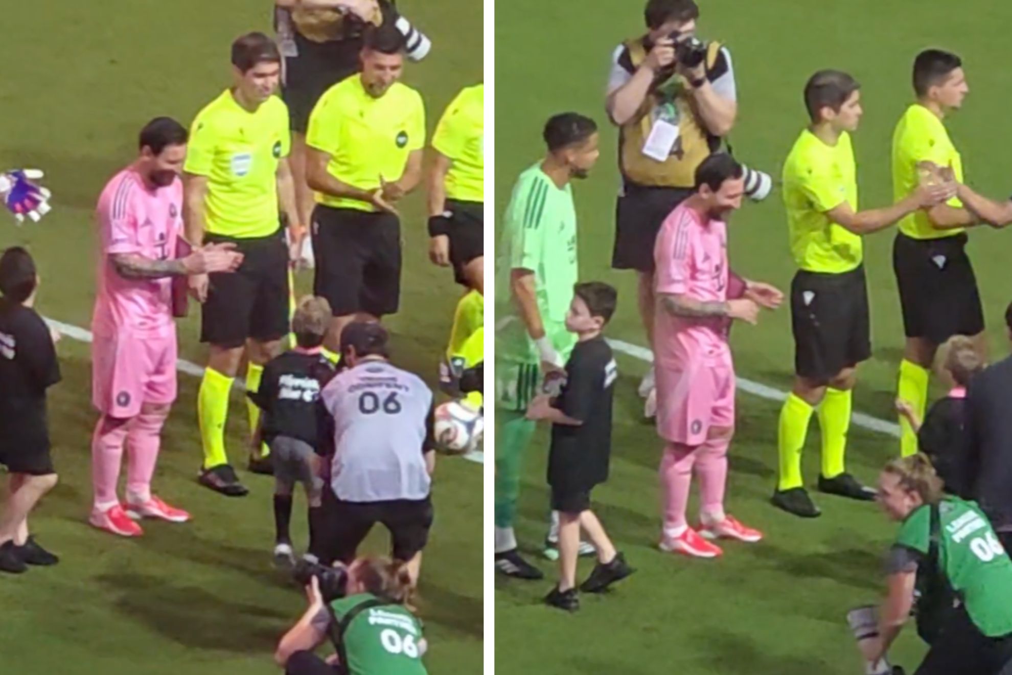 Messi's interaction with a child that stole the hearts of all the fans