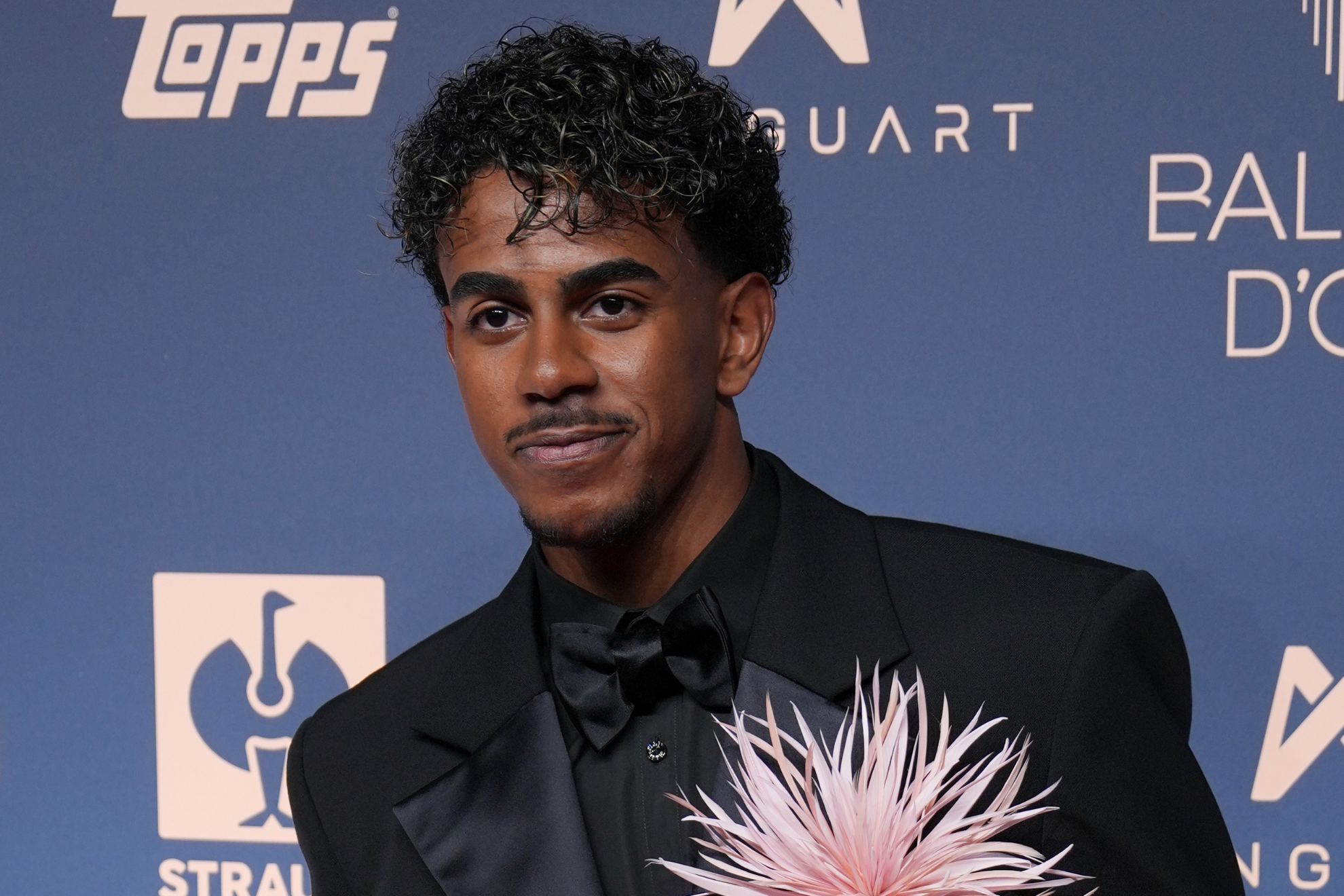 FC Barcelona's Lamine Yamal at the red carpet ahead of the 2026 Ballon d'Or award ceremony. LAPRESSE