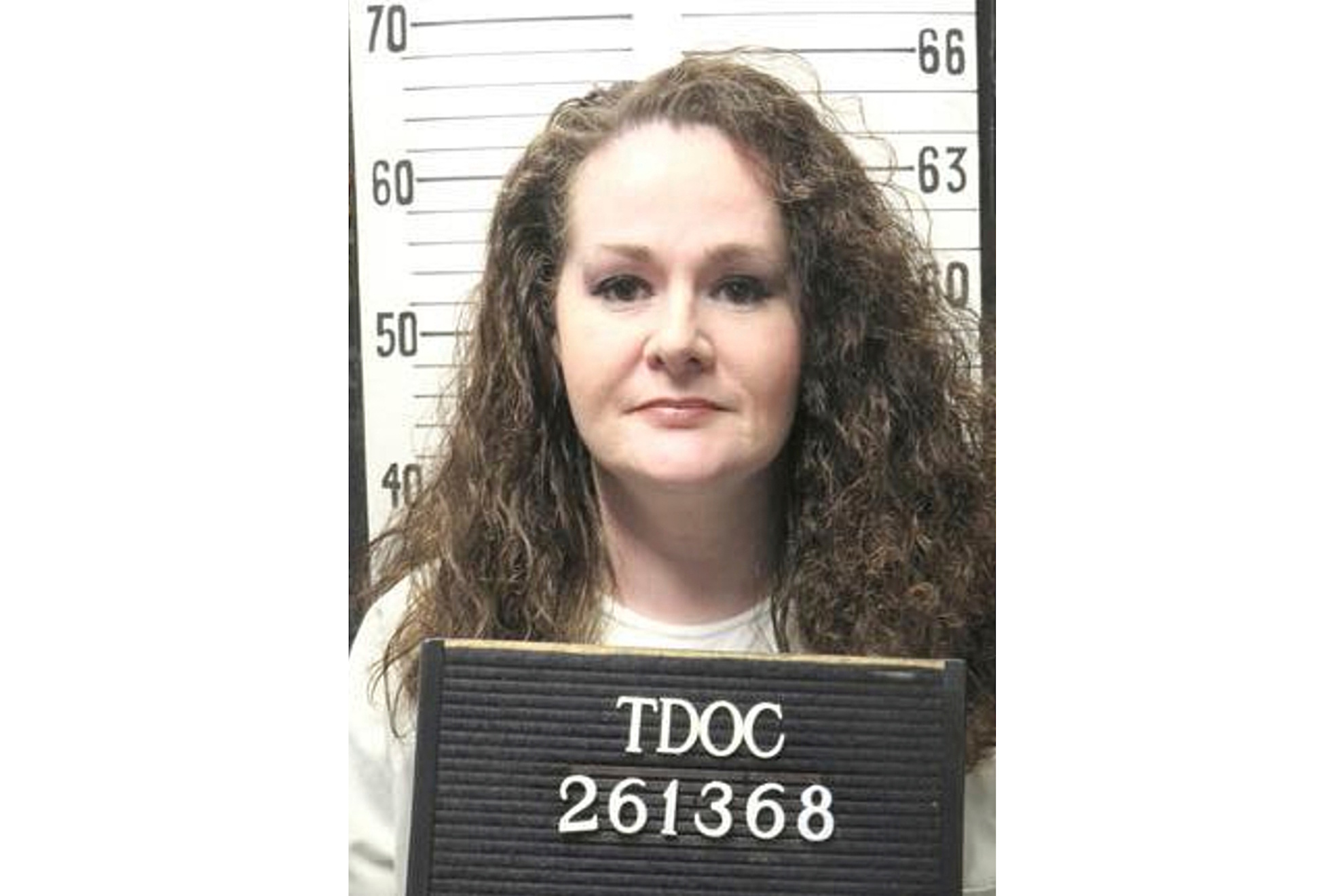 This photo provided by the Tennessee Department of Correction shows Christa Pike on Jan. 12, 2023. Tennessee Department of Correcti